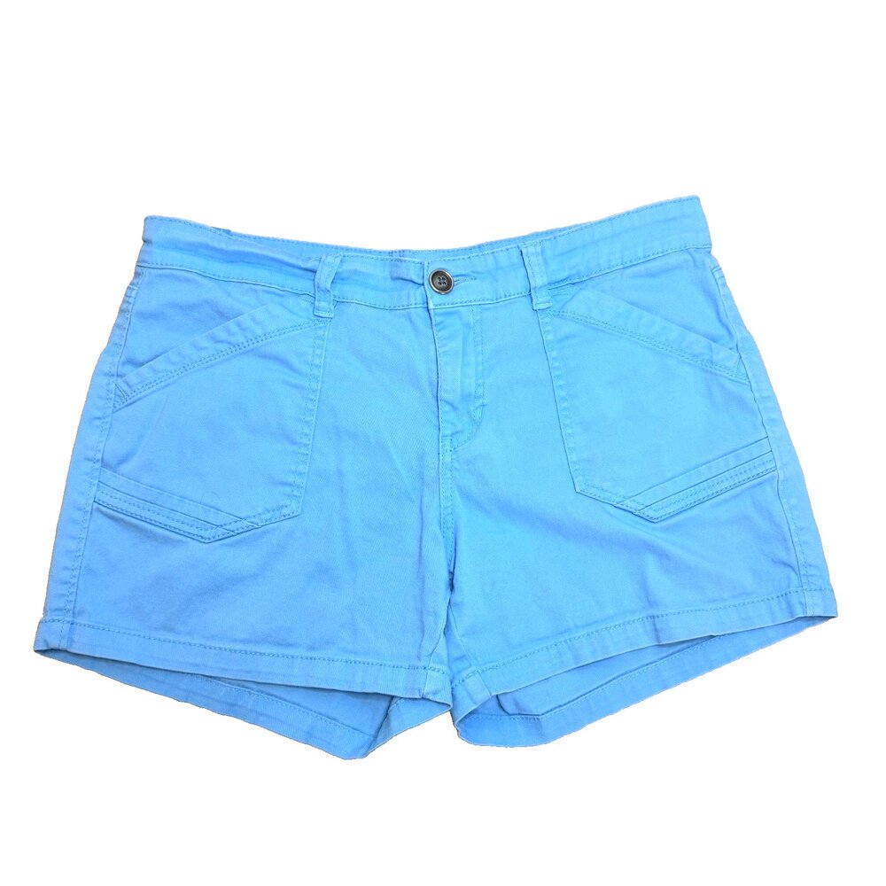 Supplies Jean Shorts Womens Size 12 Swiss Blue Zip Fly 4 Pocket